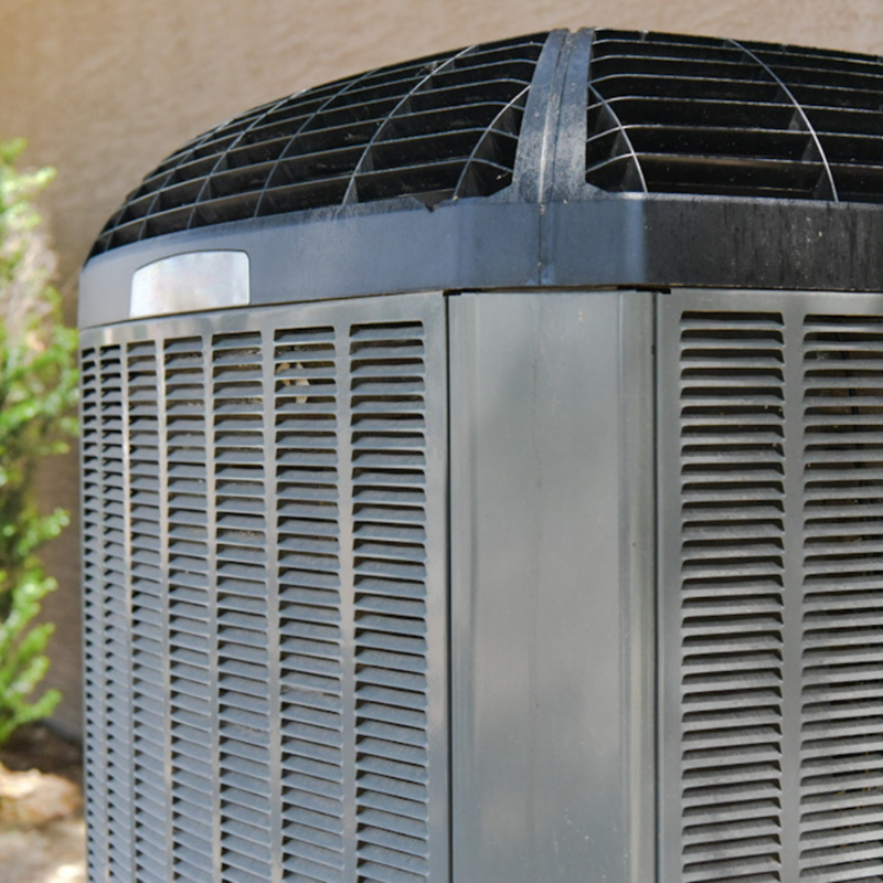 old HVAC unit